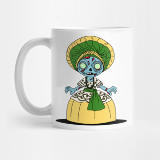 Cute Brazilian Zombie Girl Mug