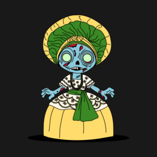 Cute Brazilian Zombie Girl T-Shirt