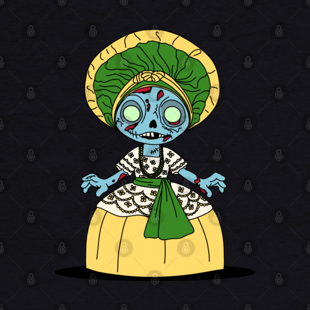 Cute Brazilian Zombie Girl by H. R. Sinclair