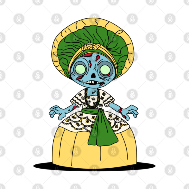 Cute Brazilian Zombie Girl by H. R. Sinclair