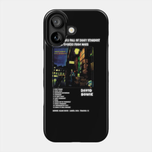 The Rise And Fall Of Ziggy Stardust And The Spiders From Mars Phone Case