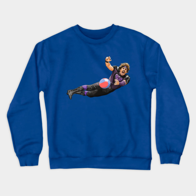 Dodgeball: Globo Gym's White Goodman Crewneck Sweatshirt by 51Deesigns