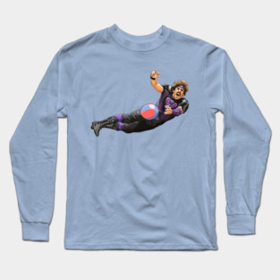 Dodgeball: Globo Gym's White Goodman Long Sleeve T-Shirt