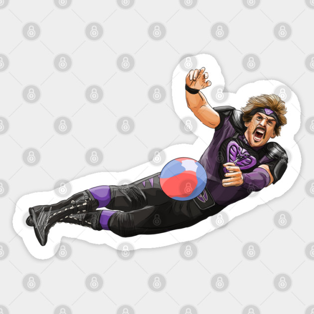 Dodgeball: Globo Gym's White Goodman Sticker by 51Deesigns