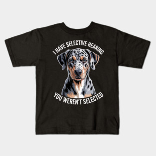 Catahoula Owner Funny Catahoula Leopard Dog Lover Kids T-Shirt