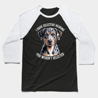Catahoula Owner Funny Catahoula Leopard Dog Lover Baseball T-Shirt