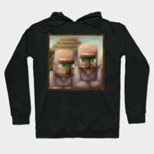 Minecraft Art Painting, Villager Hoodie