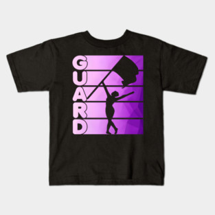 Color Guard Marching Band Flag Kids T-Shirt
