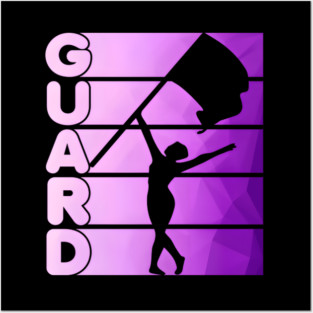 Color Guard Marching Band Flag Posters and Art