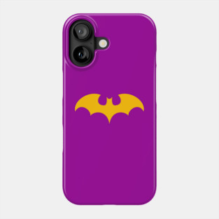 Girl Superhero Bat Logo Phone Case