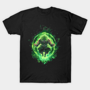 Broly Legendary Super Saiyan Green Aura T-Shirt