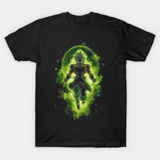 Broly Legendary Super Saiyan Green Aura T-Shirt