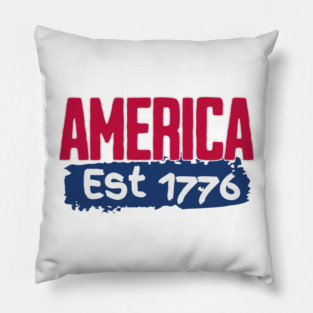 America Est 1776 Pillow