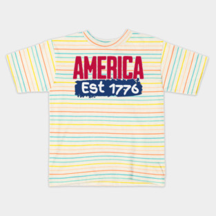 America Est 1776 Kids T-Shirt