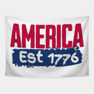 America Est 1776 Tapestry