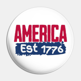 America Est 1776 Pin