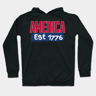 America Est 1776 Hoodie