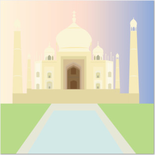 Taj Mahal of India Posters and Art