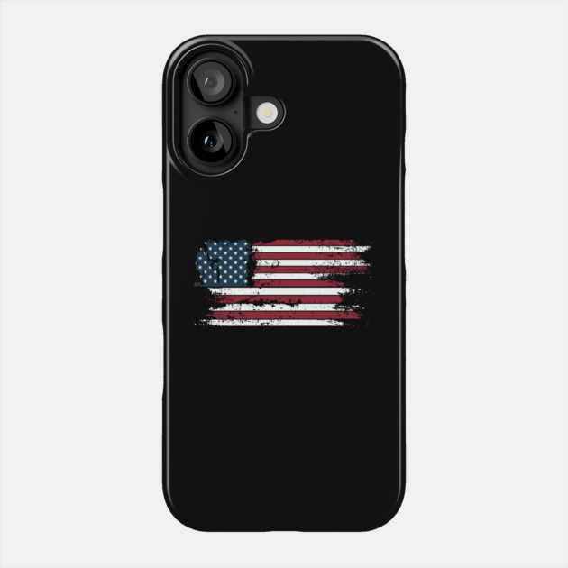Us Flag Phone Case by Pixel Threads 