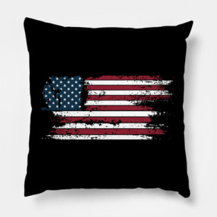 Us Flag Pillow