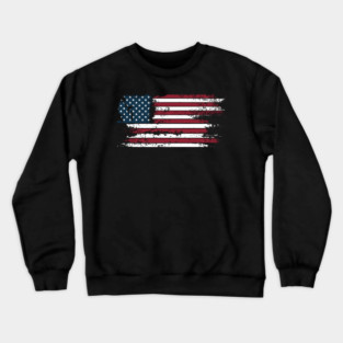Us Flag Crewneck Sweatshirt