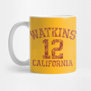 Cal Watkins #12 vintage number - KBJUW013 Mug
