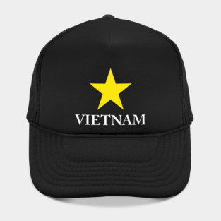 Vietnam Heritage - Proud Vietnamese Star - Minimalist Back Print Map Hat
