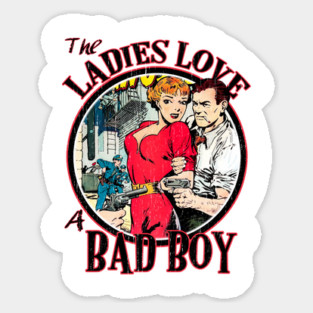 Th Vintage Worn Bad Boy Tee Magnet