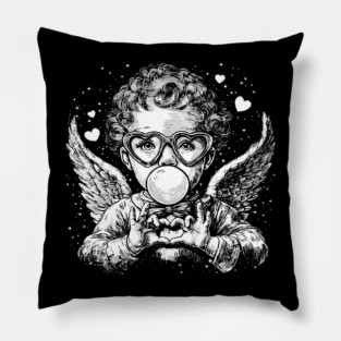 Cupid Valentine Blowing Bubble Pillow