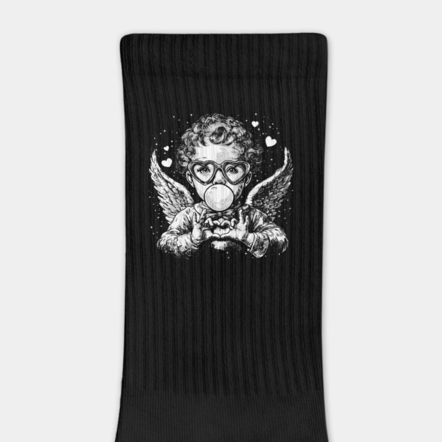 Cupid Valentine Blowing Bubble by JessArty