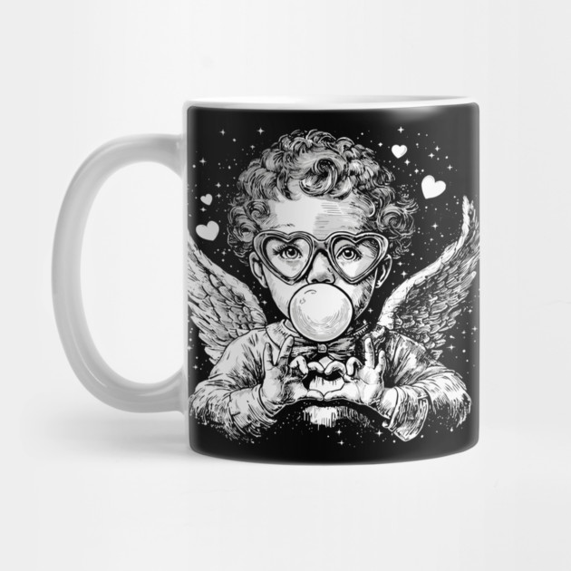 Cupid Valentine Blowing Bubble by JessArty