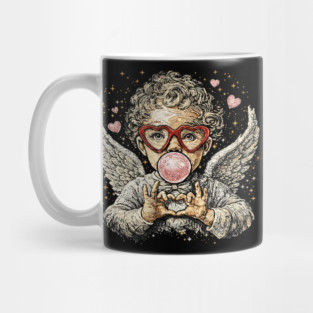 Cupid Blowing Bubble Valentine Mug