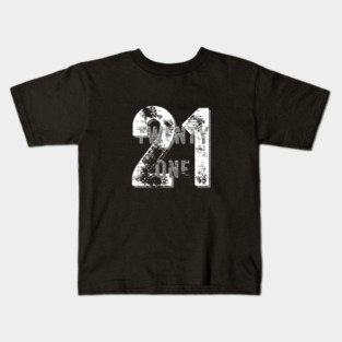 Vintage style 21st birthday design Kids T-Shirt