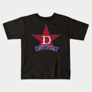 1920 Detroit Stars Logo Defunct Vintage Kids T-Shirt