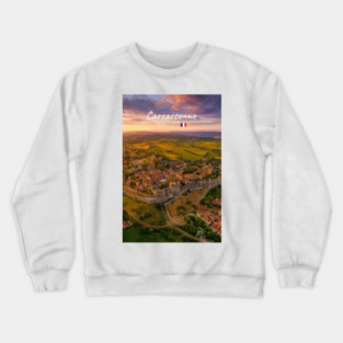 Carcassonne, France [Rectangle P] Crewneck Sweatshirt