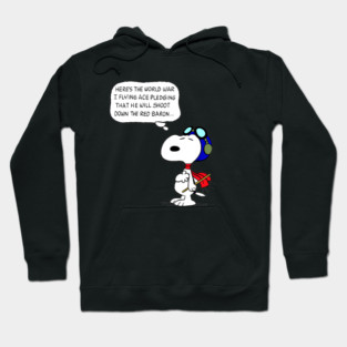 snoopy hunt for the red baron Hoodie