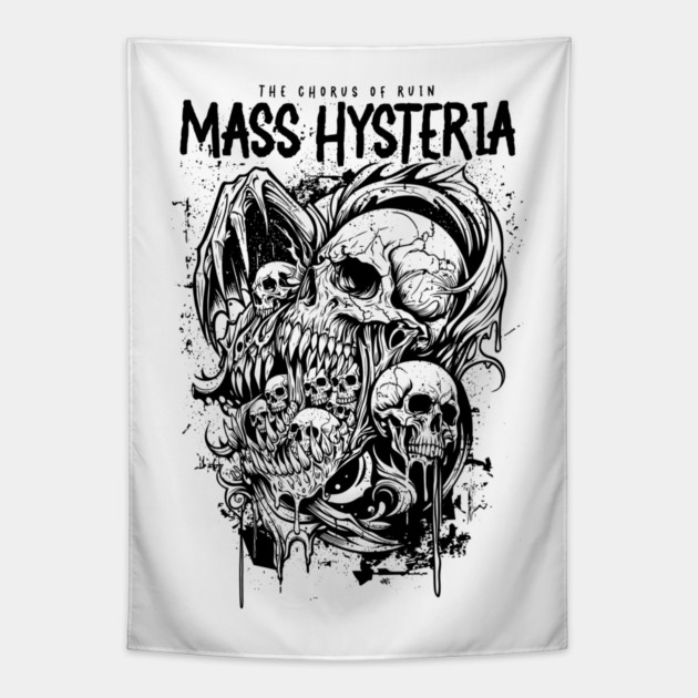 MASS HYSTERIA Tapestry by artslaves