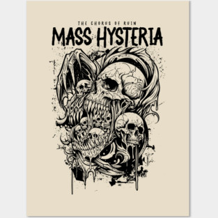 MASS HYSTERIA Posters and Art