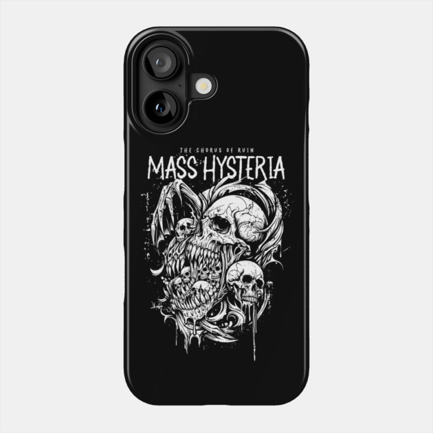 MASS HYSTERIA Phone Case by artslaves