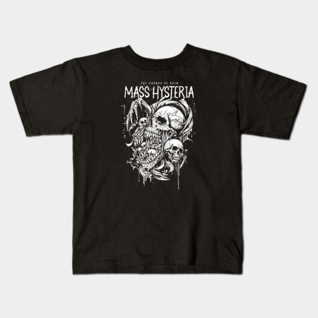 MASS HYSTERIA Kids T-Shirt by artslaves