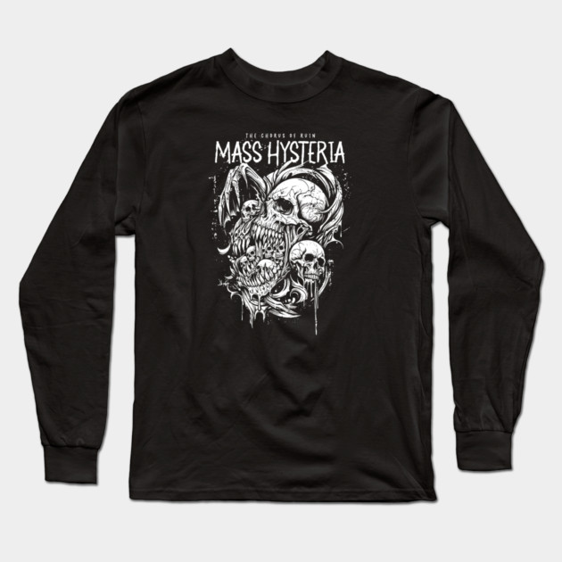MASS HYSTERIA Long Sleeve T-Shirt by artslaves