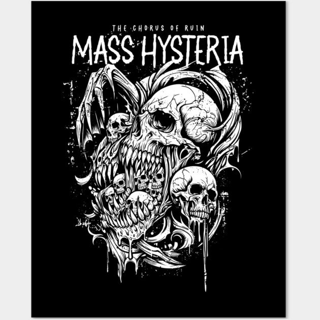 MASS HYSTERIA Wall Art by artslaves