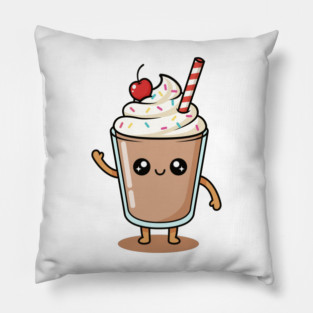 Cute Milkshake. Pillow