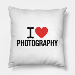 I love Photography Pillow
