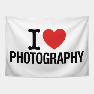 I love Photography Tapestry