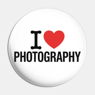 I love Photography Pin