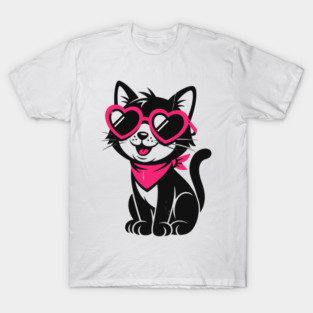 Cheeky Black Cat T-Shirt