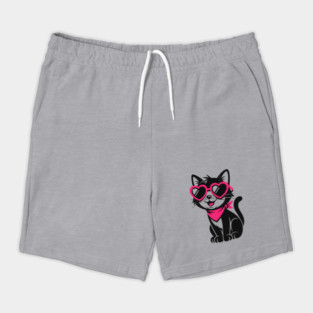 Cheeky Black Cat Shorts