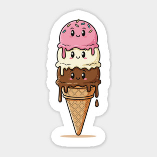 Ice Cream. Sticker