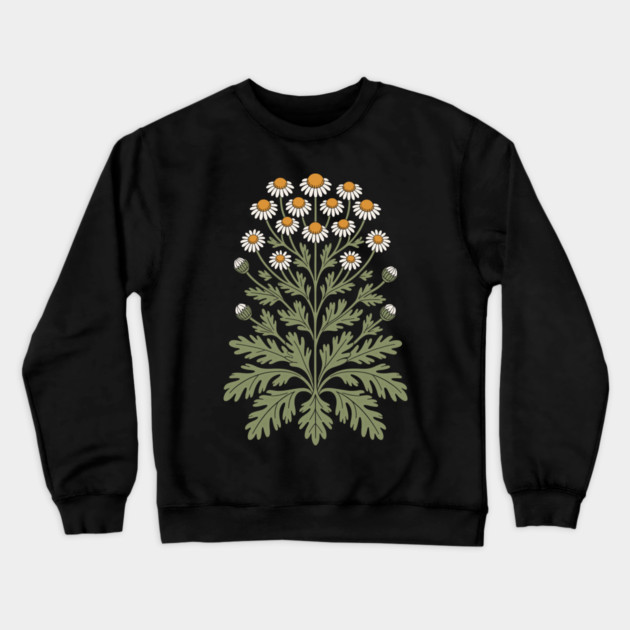 Chamomile Crewneck Sweatshirt by CreativeSage